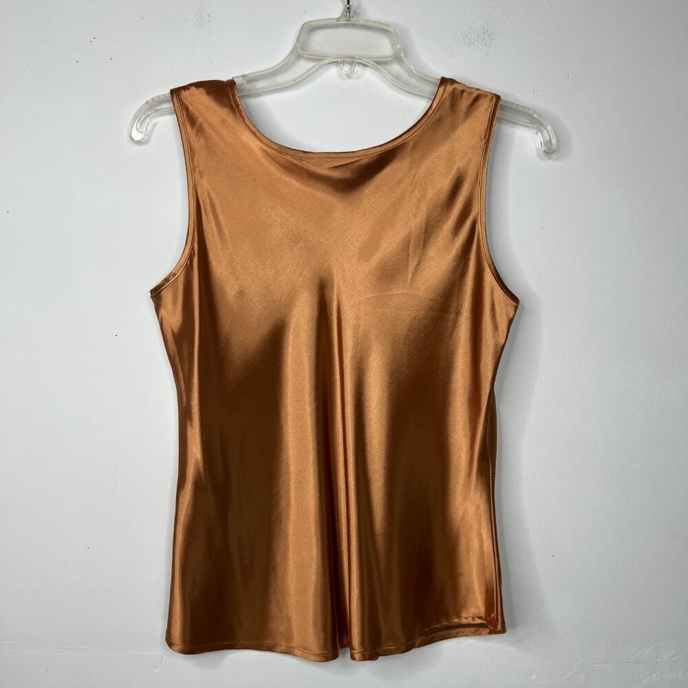Cache Copper Satin Tank Top - Picture 4 of 7